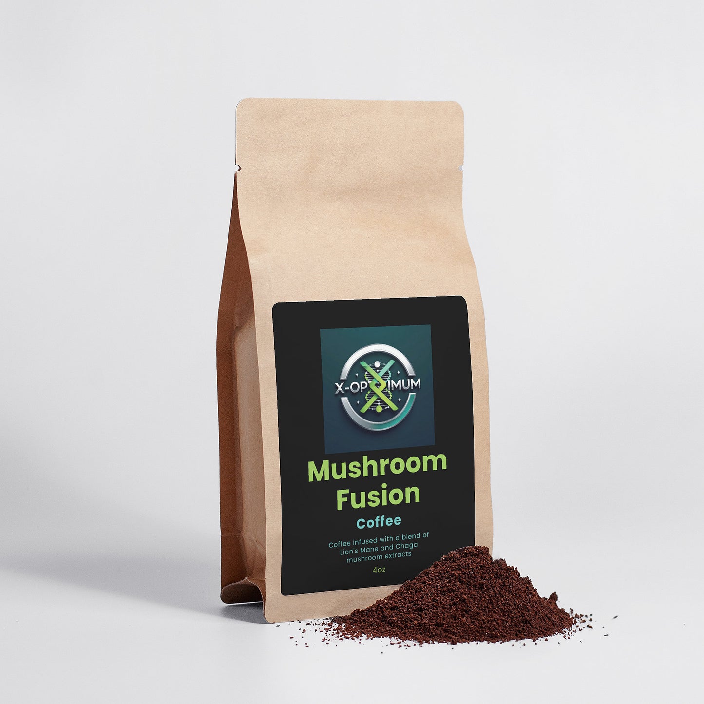 Mushroom Coffee Fusion - Lion’s Mane & Chaga 4oz