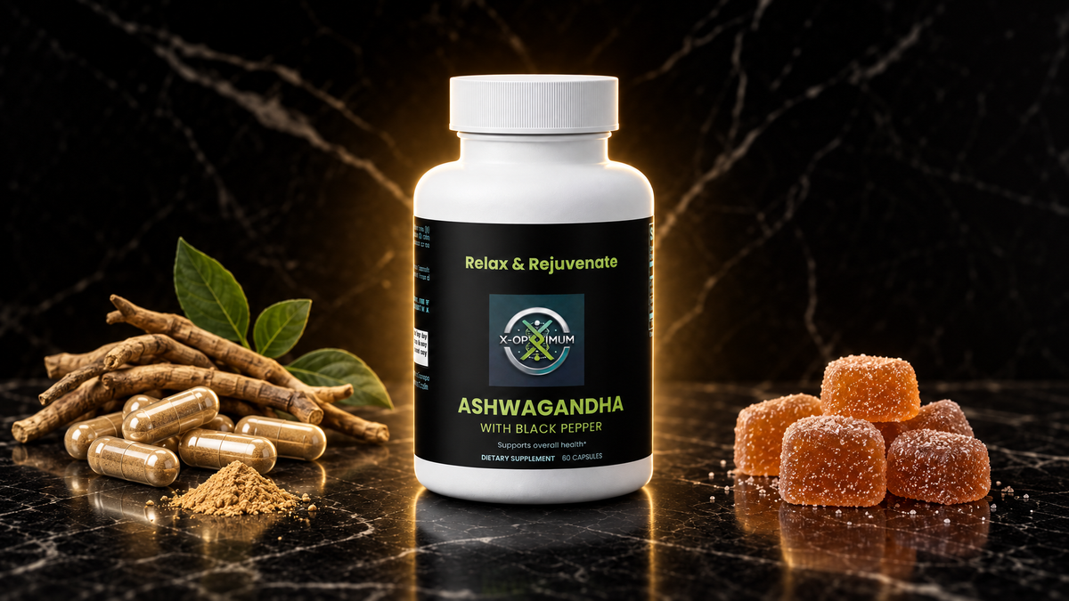Goli Ashwagandha Gummies vs X-Optimum Ashwagandha Capsules Comparison
