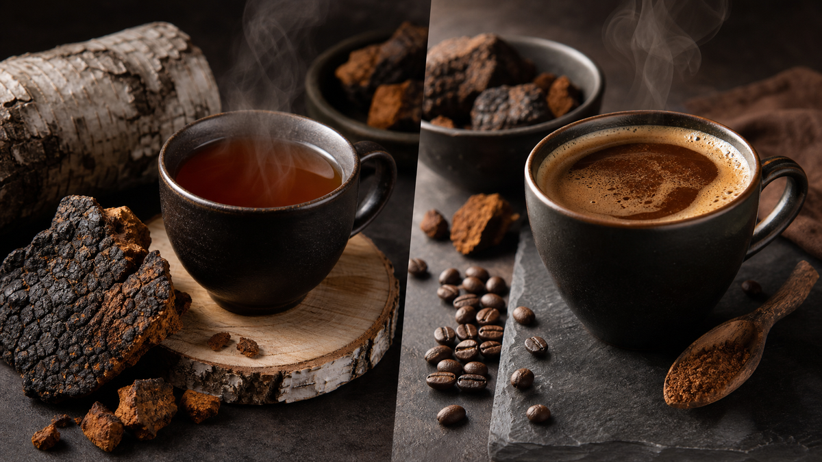 Chaga Tea vs. Coffee: Which Delivers More Biological Value?