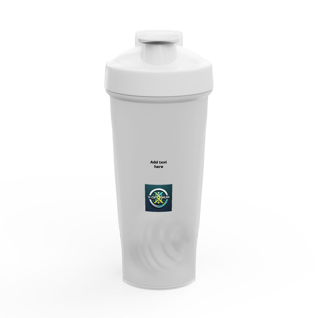 Protein Shaker Bottle with Gym Blender Cup, 24oz.