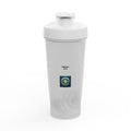 Protein Shaker Bottle with Gym Blender Cup, 24oz.