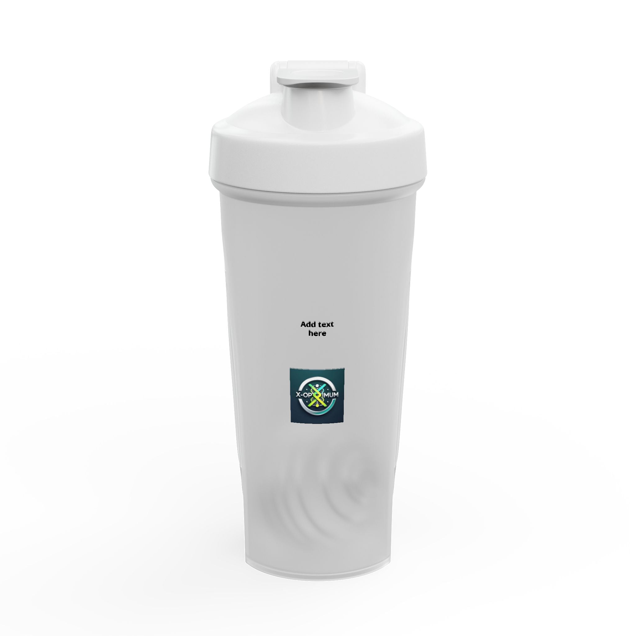 Protein Shaker Bottle with Gym Blender Cup, 24oz.