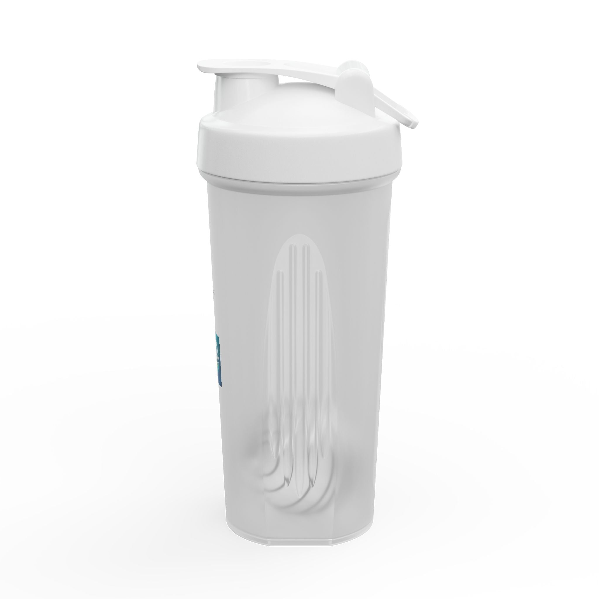 Protein Shaker Bottle with Gym Blender Cup, 24oz.