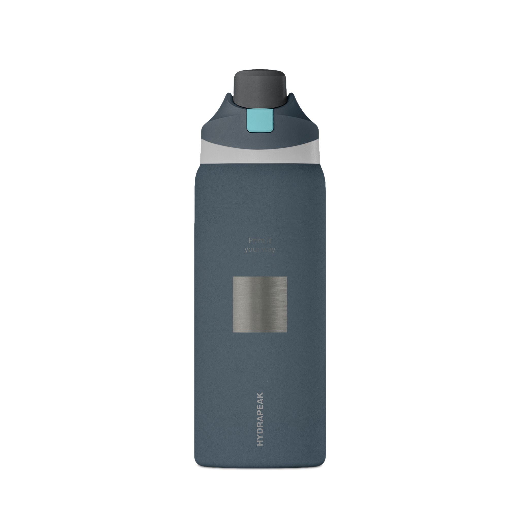 Insulated Oasis Water Bottle — Double-Wall Stainless Thermos, 32oz.