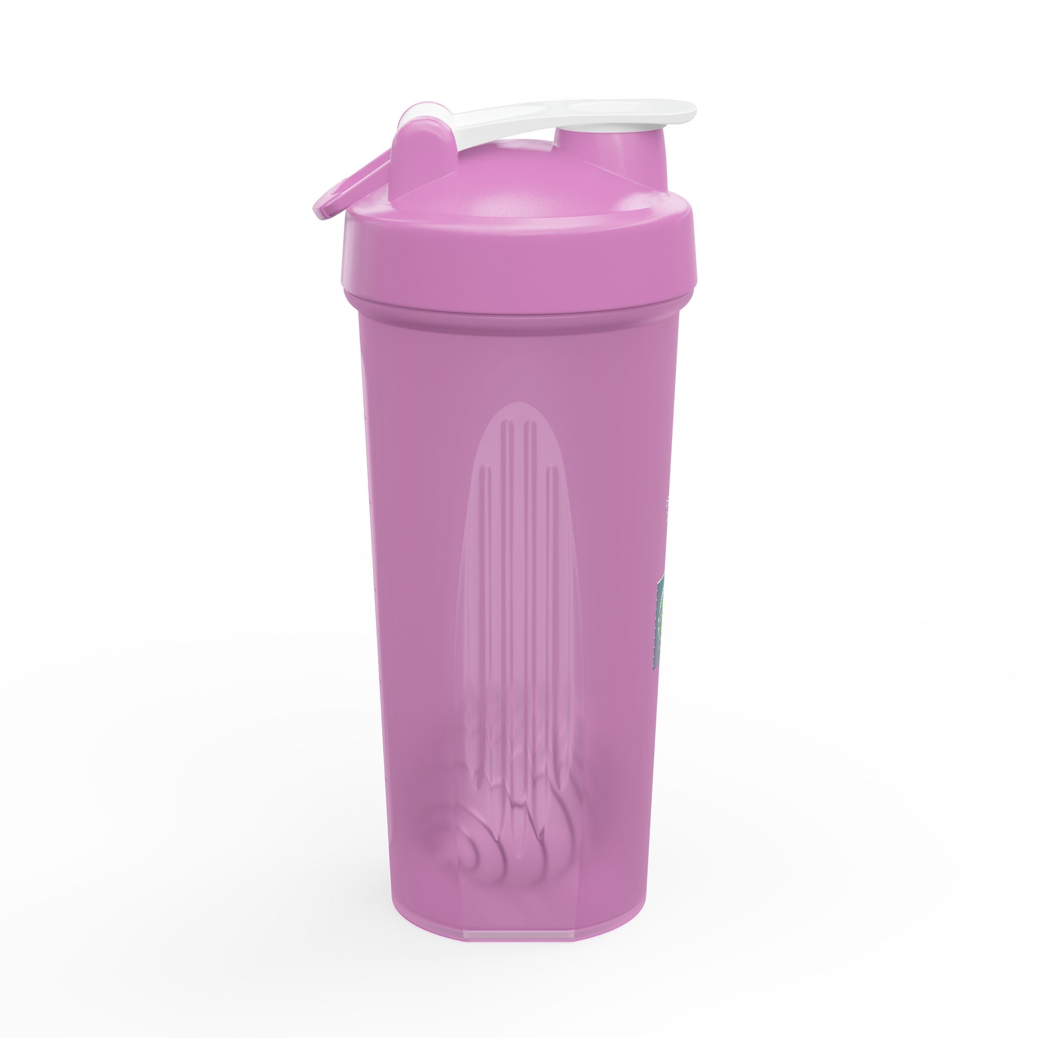 Protein Shaker Bottle with Gym Blender Cup, 24oz.