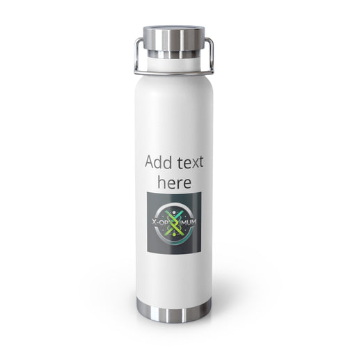 Copper Vacuum Insulated Water Bottle, 22oz.