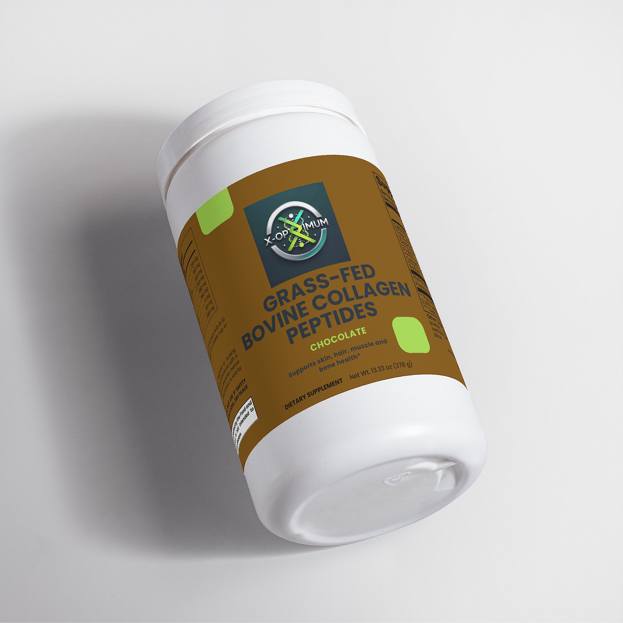 Grass-Fed Bovine Collagen Peptides Powder (Chocolate)