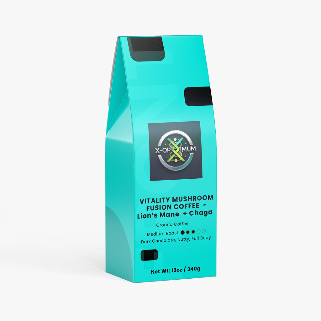 Vitality Mushroom Fusion Coffee - Lion's Mane + Chaga (Medium Roast)