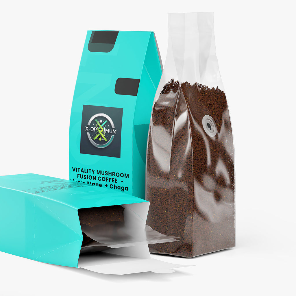 Vitality Mushroom Fusion Coffee - Lion's Mane + Chaga (Medium Roast)
