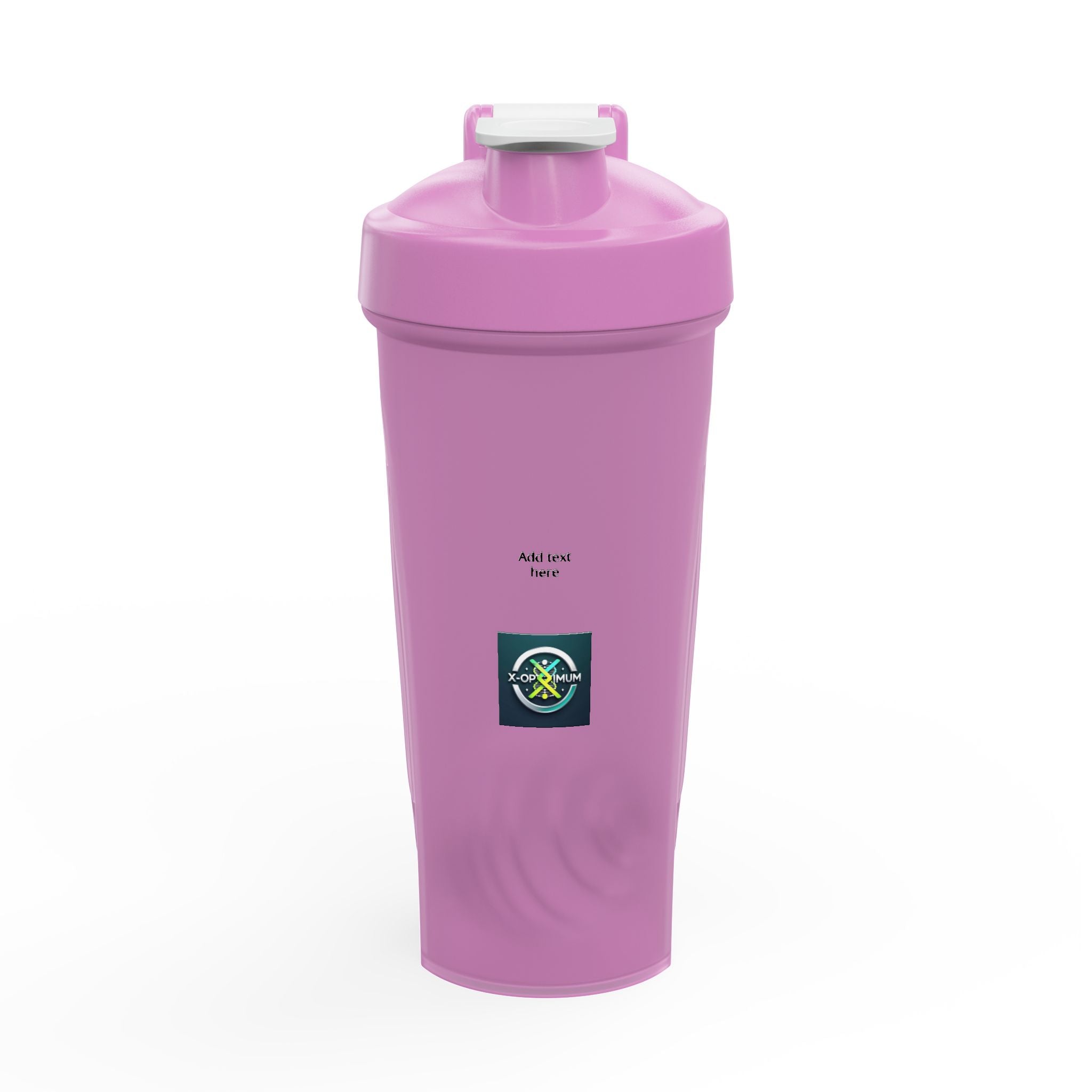 Protein Shaker Bottle with Gym Blender Cup, 24oz.