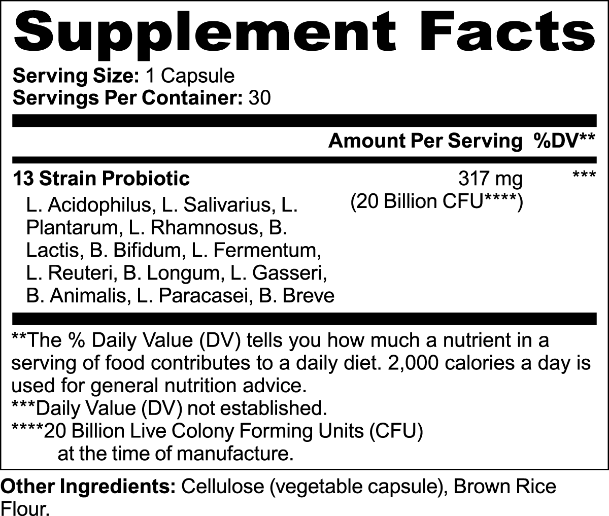 Optimized Super Probiotic