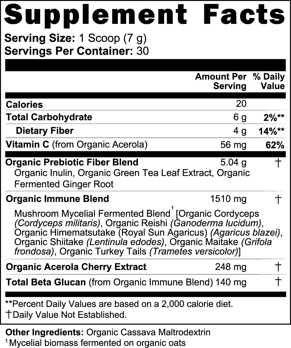 Fermented Mushroom Formula 6X
