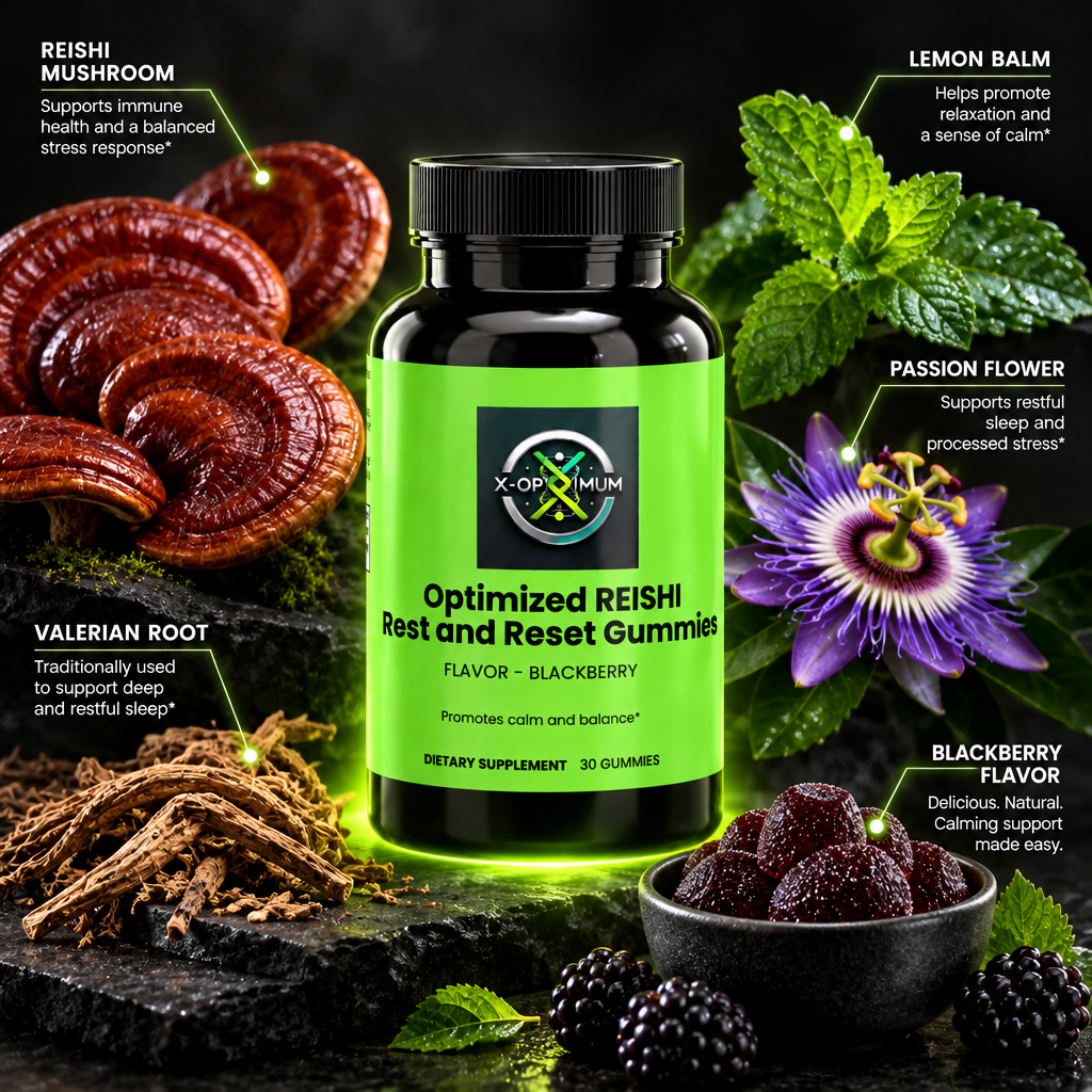 Optimized Reishi - Rest and Reset Gummies