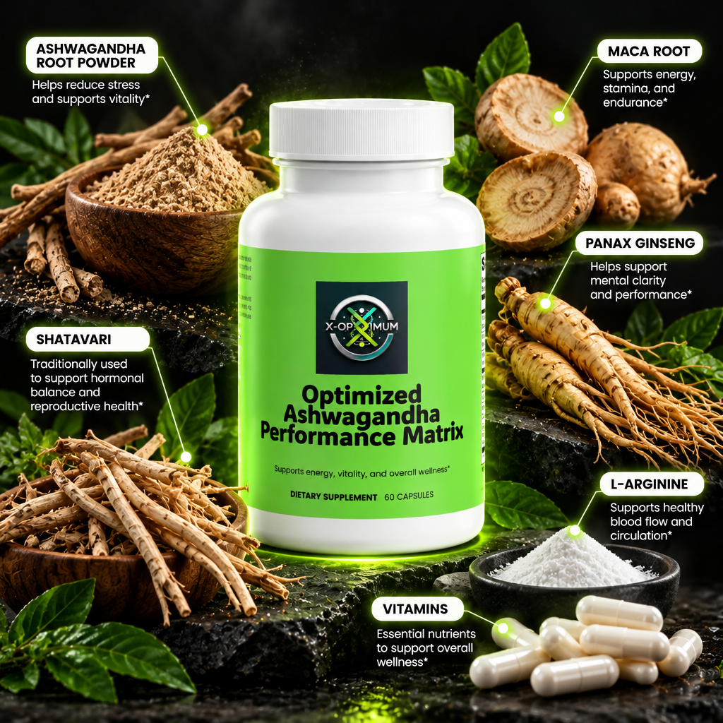 Optimized Ashwagandha Performance Matrix