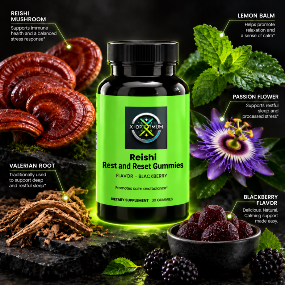 Optimized Reishi - Rest and Reset Gummies