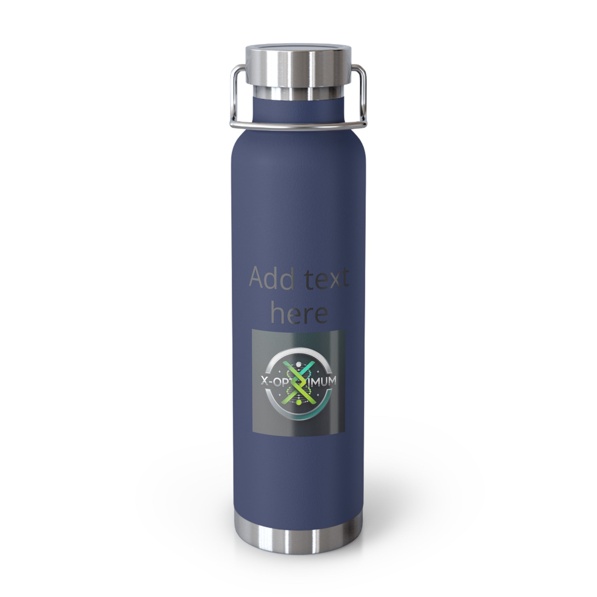 Copper Vacuum Insulated Water Bottle, 22oz.