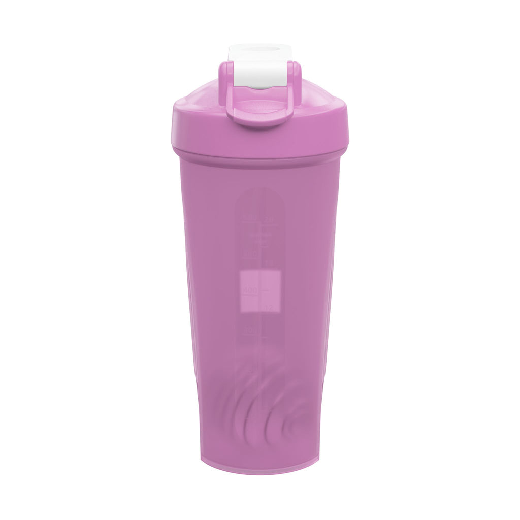 Protein Shaker Bottle with Gym Blender Cup, 24oz.