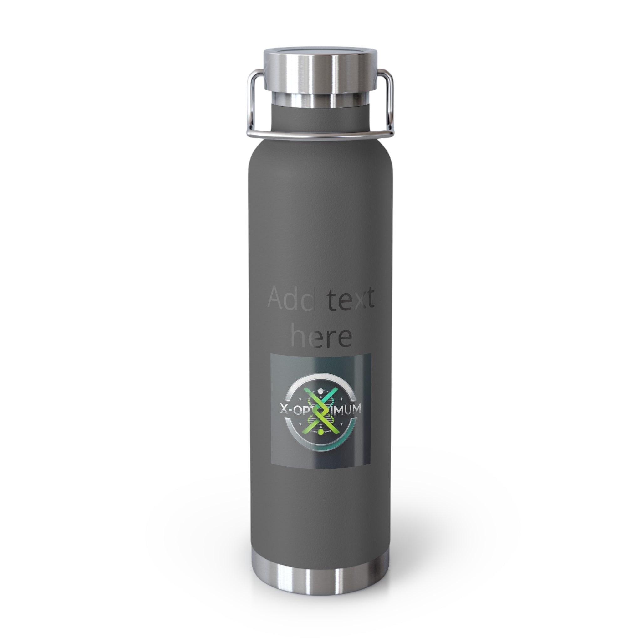 Copper Vacuum Insulated Water Bottle, 22oz.